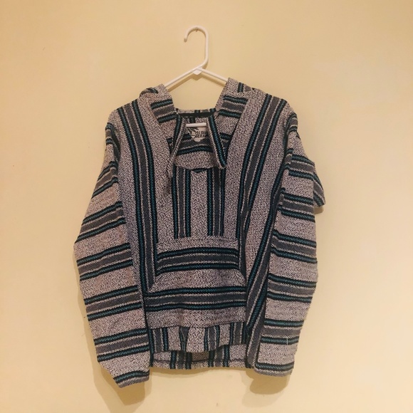 Baha Pullover Hoodie, Poncho, hooded sweatshirt. - Picture 1 of 3